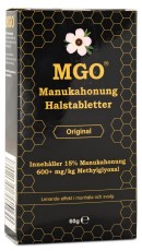 MGO Manukahunajaa sis�lt�v�t kurkkutabletit  600+
