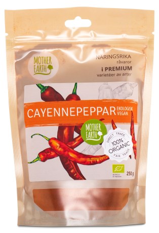 Pienoiskuva Mother Earth Jauhettu Cayennepippuri EKO , 250 g