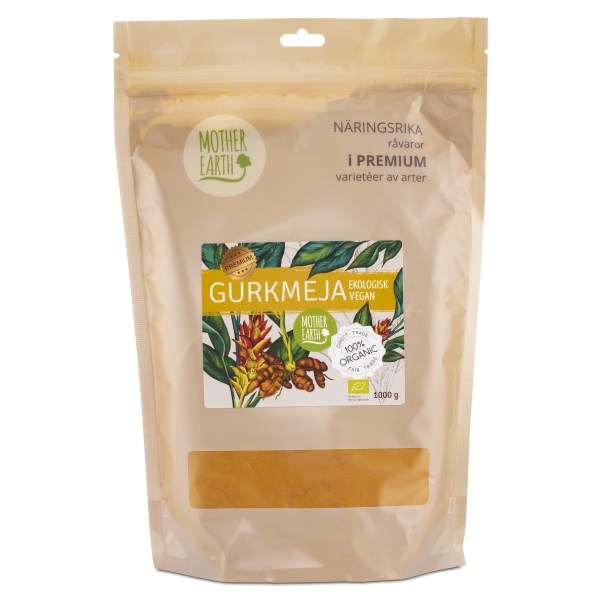 Mother Earth Kurkuma, Luomu, 1 kg