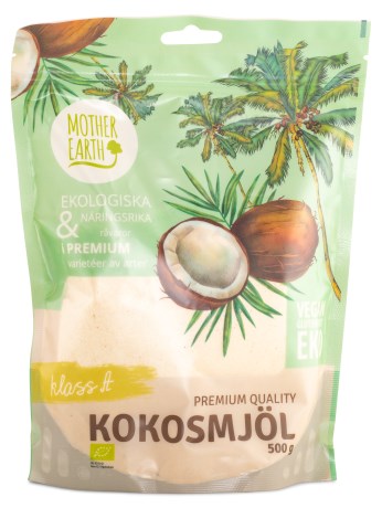 Pienoiskuva Mother Earth Premium Luomukookosjauho, 500 g