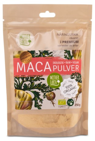 Pienoiskuva Mother Earth Macajauhe Premium Raw&Eko, 250 g