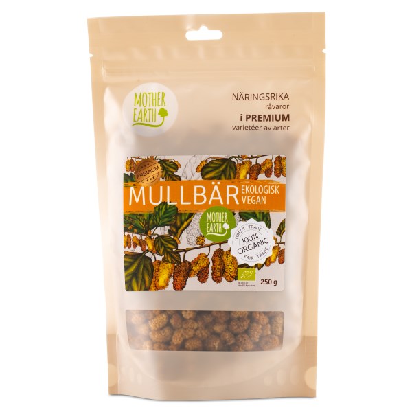 Mother Earth Mulperimarjat Raw & Eko, 250 g