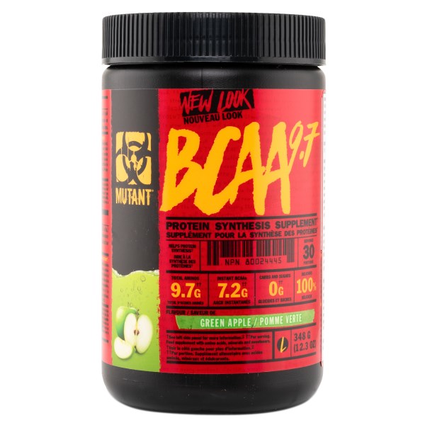 Mutant BCAA 9.7, Green Apple, 30 annosta