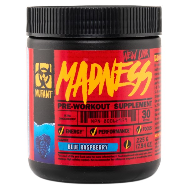 Mutant Madness, Blue raspberry, 30 annosta