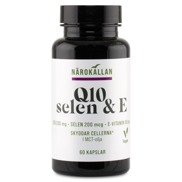 Närokällan Q10+Seleeni+E, 60 kapselia