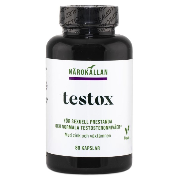 Närokällan TestOx Suorituskyky, Miehille & Naisille, 150 kaps.