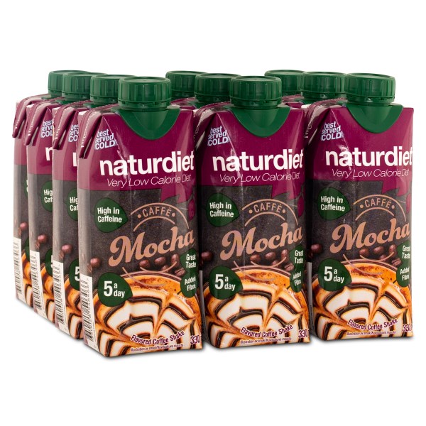 Naturdiet Shake, Protein Coffee Caffee Mocha, 12 kpl