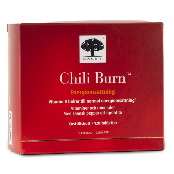 New Nordic Chili Burn, 120 tablettia