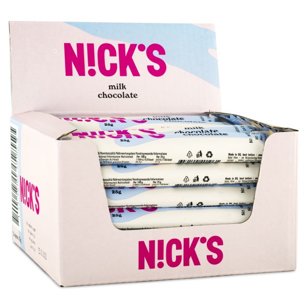 Nicks Chocolate, Maitosuklaa, 15-pack