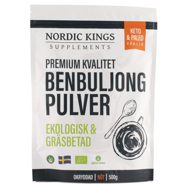 Nordic Kings Premium Naudan Luuliemijauhe Luomu, 500 g