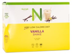 Pienoiskuva Nutrilett Quick Weightloss Shake, Vanilja, 20 kpl pakkaus