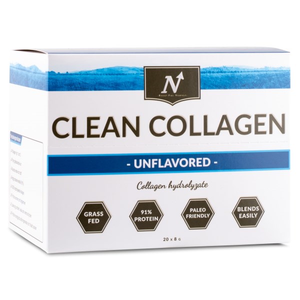 Nyttoteket Clean Collagen Stickpack, Maustamaton, 20 annospussia