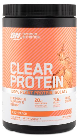 Pienoiskuva Optimum Clear Vegan Protein, 280 g, Juicy Peach