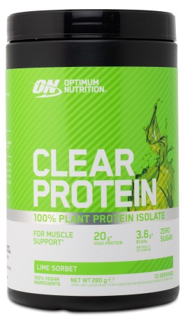 Pienoiskuva Optimum Clear Vegan Protein, 280 g, Lime Sorbet