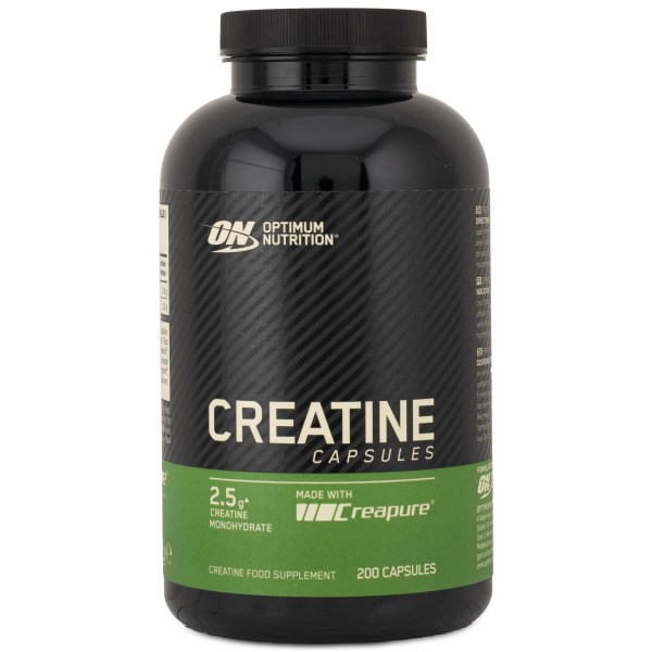 Optimum Nutrition Creatine Capsules, 200 kapselia
