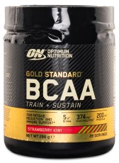 Pienoiskuva Optimum Nutrition Gold Standard BCAA, Mansikka kiivi, 266 g