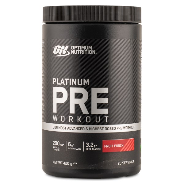 Optimum Nutrition Platinum Pre Workout, 420 g, Fruit Punch