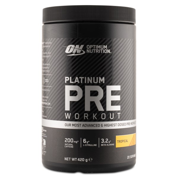 Optimum Nutrition Platinum Pre Workout, 420 g, Fruit Tropical