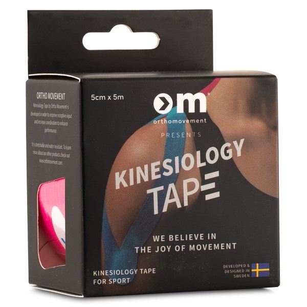 Ortho Movement Kinesiology Tape 5cm, One size, Pinkki