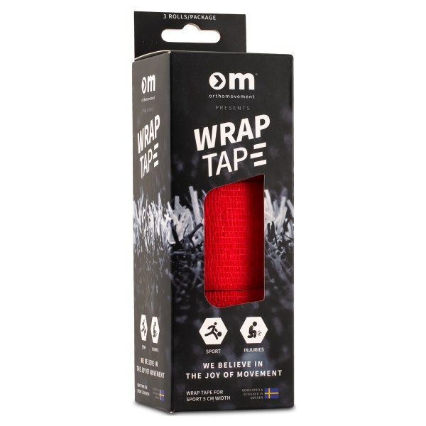 Ortho Movement Wrap Tape, One size, Punainen