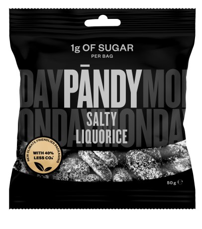 Pienoiskuva Pndy Candy, Salty Liquorice, 50 g