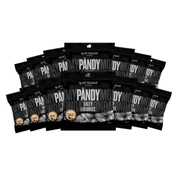 Pändy Candy, Salty Liquorice, 14 pakkaus
