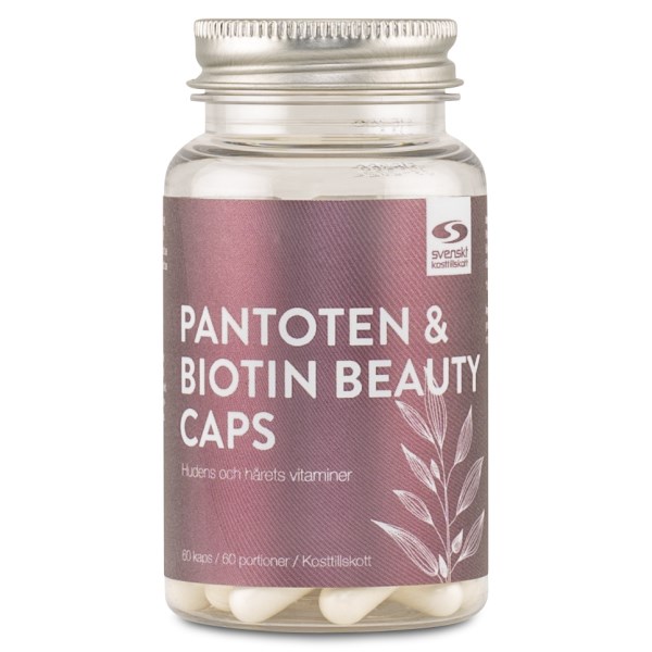 Pantoten & Biotin Beauty Caps, 60 kapselia