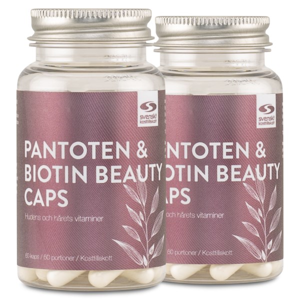 Pantoten & Biotin Beauty Caps, 120 kapselia