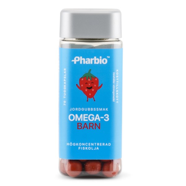 Pharbio Lasten Omega-3, 70 kapselia