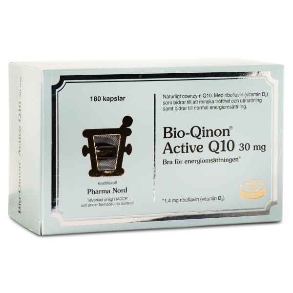 Pharma Nord Bio-Qinon Active Q10 30 mg, 180 kapselia