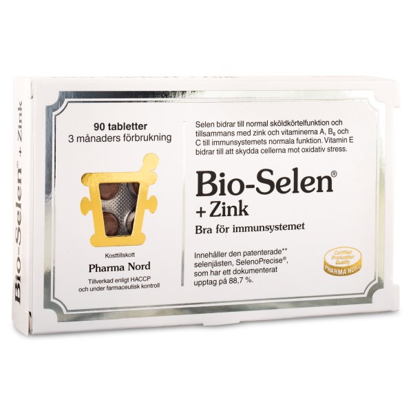 Pharma Nord Bio-Selen+Zink, 90 tablettia