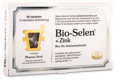 Pienoiskuva Pharma Nord Bio-Selen+Zink, 90 tablettia