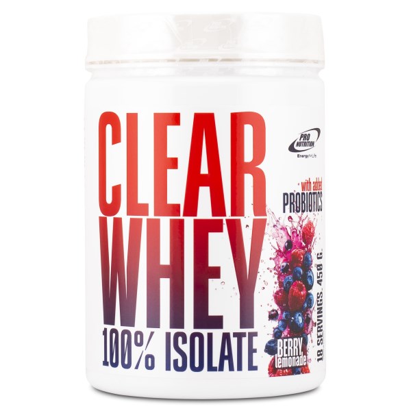 Pro Nutrition Clear Whey, Berry Lemonade, 450 g