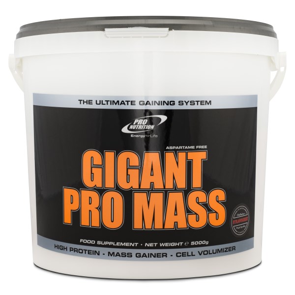 Pro Nutrition Gigant Pro Mass, Mansikka, 5 kg