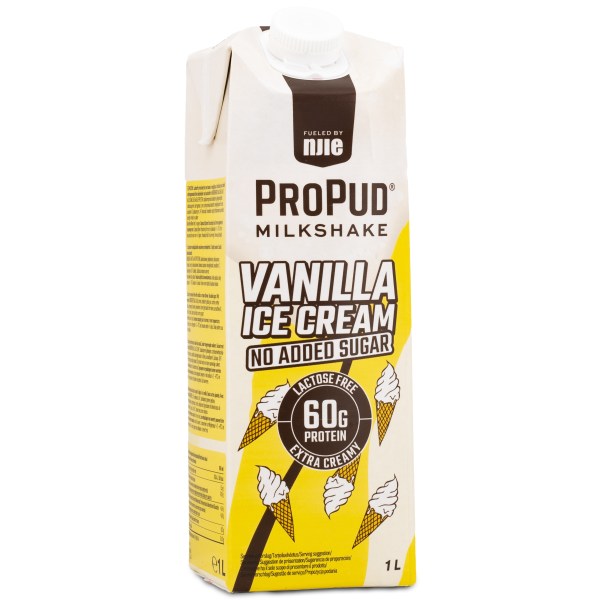 ProPud Big Protein Milkshake, Vanilla Ice Cream, 1 l