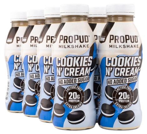 Pienoiskuva Njie ProPud Proteiini Milkshake Laktoositon, Cookie & Cream, 8-pack