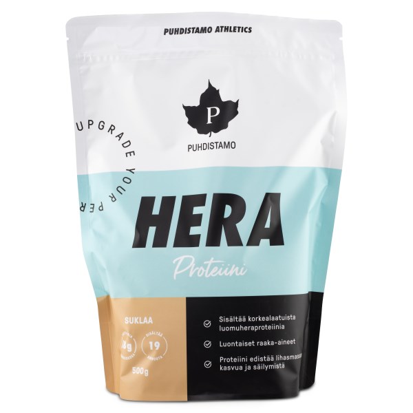 Puhdistamo Athletics Heraproteiini, Suklaa, 500 g