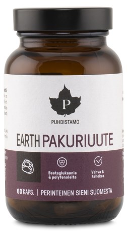 Pienoiskuva Puhdistamo Earth Pakuriuute, 60 kapselia