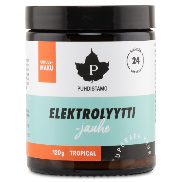 Puhdistamo Elektrolyyttijauhe, Tropical, 120 g