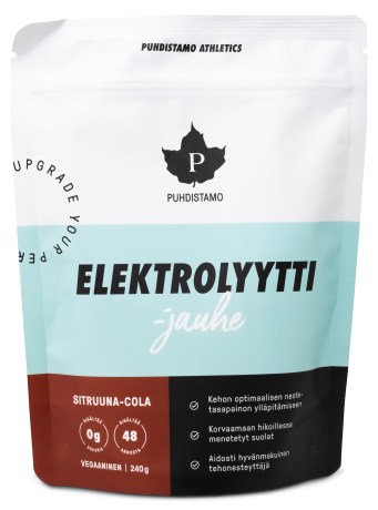 Pienoiskuva Puhdistamo Elektrolyyttijauhe, Sitruuna & Cola, 240 g