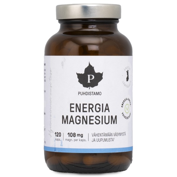 Puhdistamo Energia Magnesium, 120 kapselia