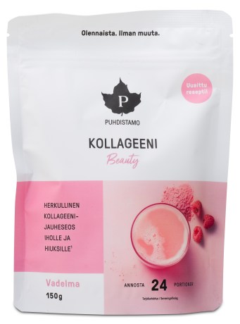 Pienoiskuva Puhdistamo Kollageeni Beauty Jauhe, Vadelma, 150 g