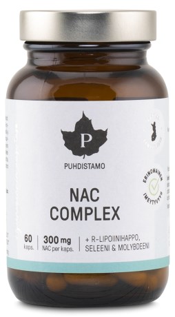 Pienoiskuva Puhdistamo NAC Complex, 60 kapselia