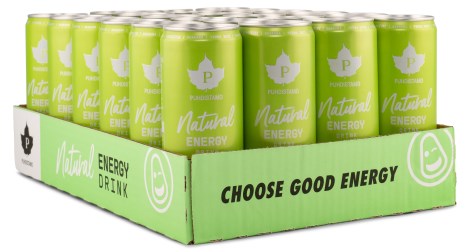 Pienoiskuva Puhdistamo Natural Energy Drink, Green Apple, 24 kpl