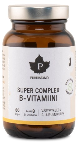 Pienoiskuva Puhdistamo Super Complex B-vitamiini, 60 kapselia