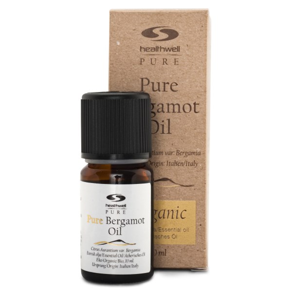 Healthwell PURE Bergamottiöljy Luomu, 10 ml