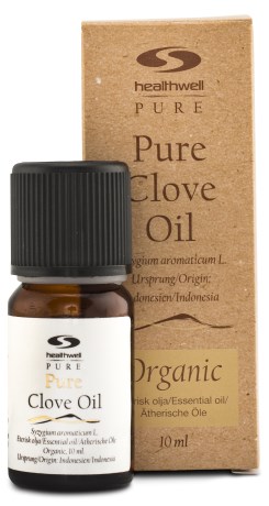 Pienoiskuva Healthwell PURE Neilikka�ljy Luomu, 10 ml