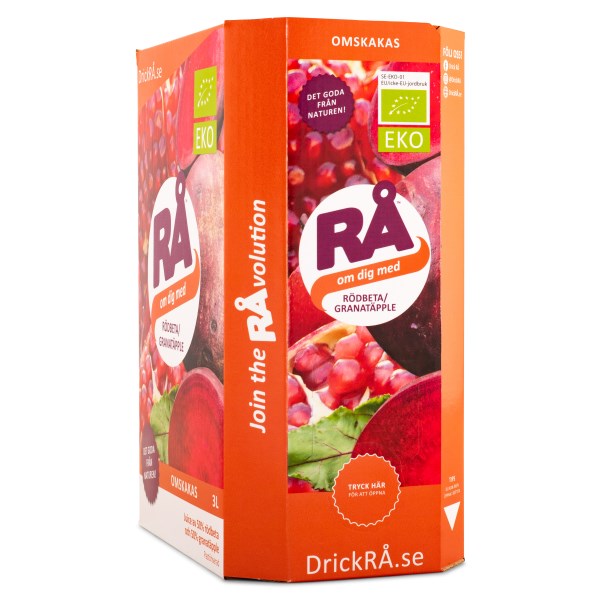 RÅ Granaattiomena/Punajuuri Bag-in-Box, 3000 ml