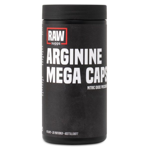 RAW Arginine Mega Caps, 90 kapselia