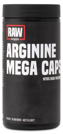 Pienoiskuva RAW Arginine Mega Caps, 90 kapselia